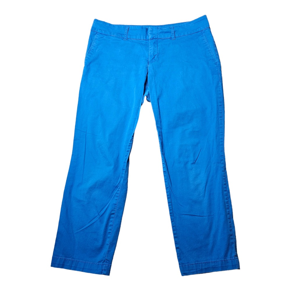 KUT From the‎ Kloth Pants Womens Size 8 Blue Crop Trouser Chino
